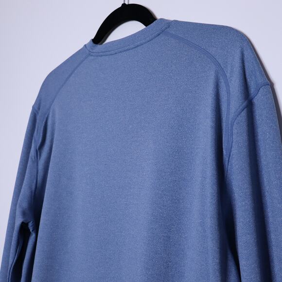 JOHNNIE-O Course Prep-Formance Long Sleeve T-Shirt Blue Active Casual Men's L - Picture 9 of 11